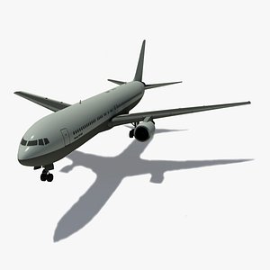 3d b 767-300 er air model