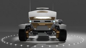 space toyota rover mars model