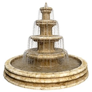 Classic Garden Fountain 01
