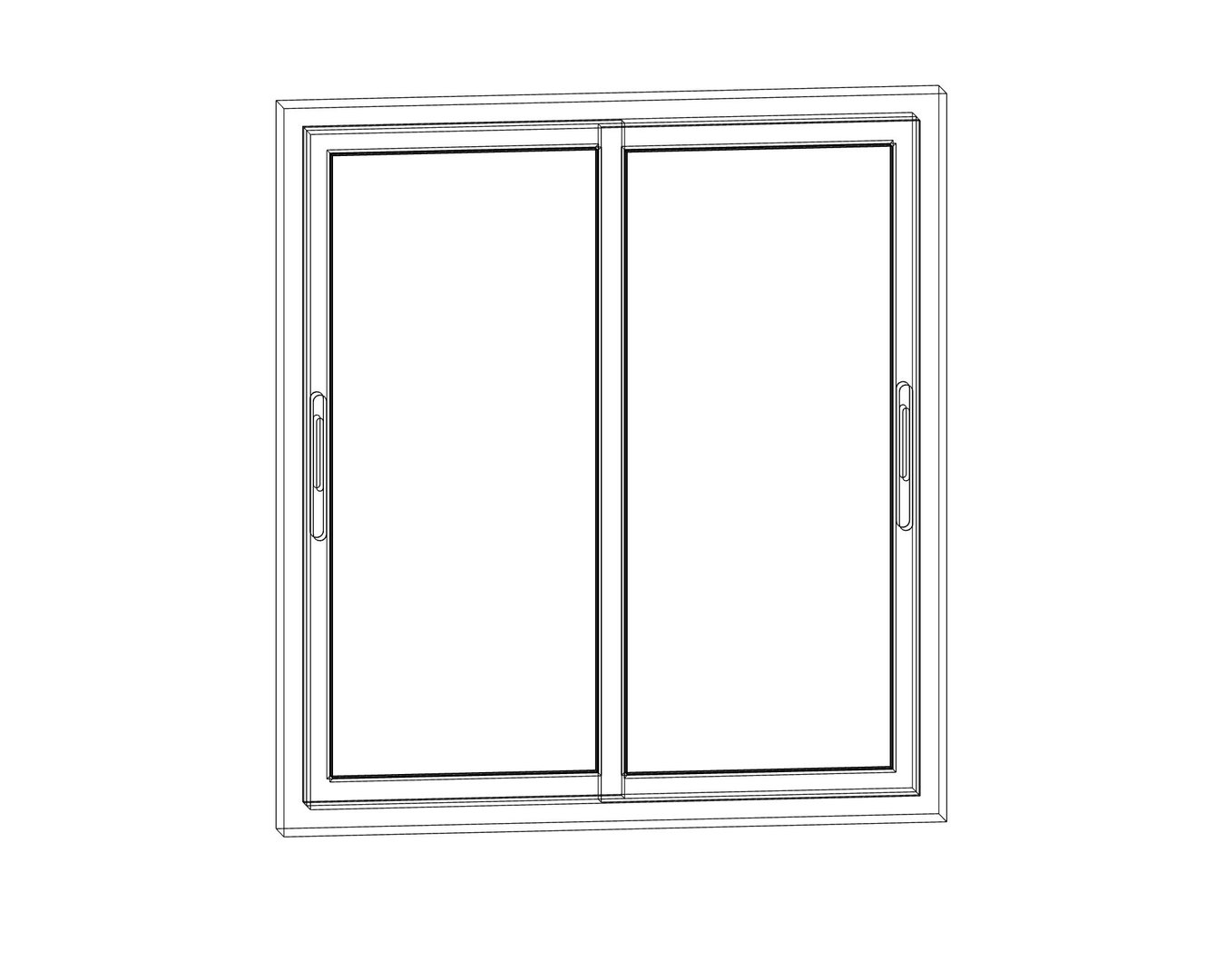 Sliding Window 3D Model - TurboSquid 2062629