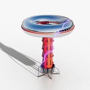 3D 3d tesla coil and sparks