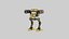 Rigged 3D Low Poly Mech