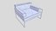 Poltrona lounge Low-poly PBR