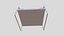 Poltrona lounge Low-poly PBR