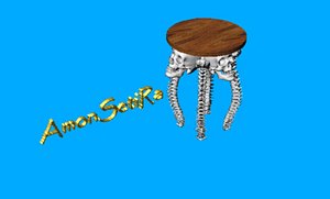 bone chair 3d model