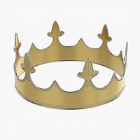 Royal coronation gold crown 03