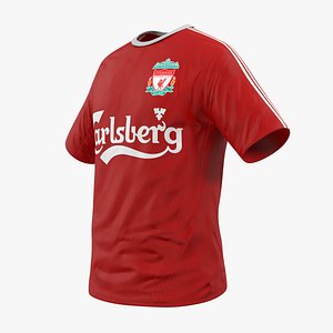 3D soccer t-shirt liverpool 2
