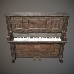 3D piano pbr