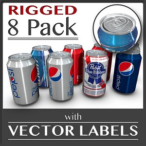 Aluminum Cans 8-Pack