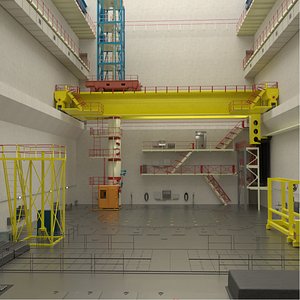 Chernobyl Reactor Room 3D model