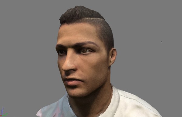 Cristiano Ronaldo Gesicht 3D Modell TurboSquid 1201566