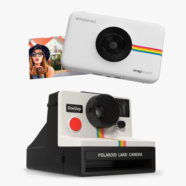 modelo 3d Colección de cámaras polaroid - TurboSquid 1298836