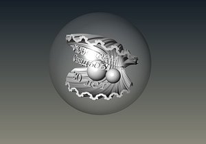 3D seashell pearls model