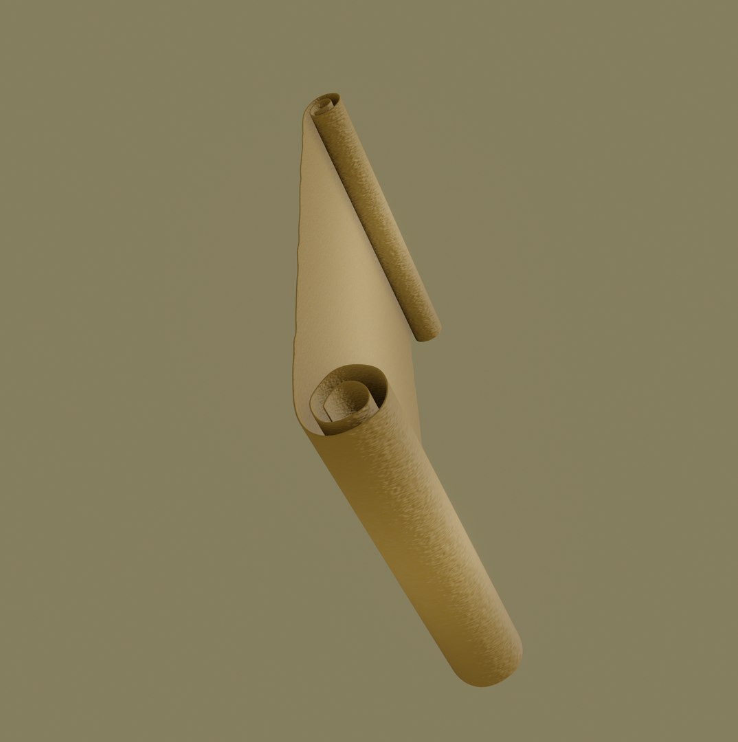 3D Scroll Model - TurboSquid 1664720