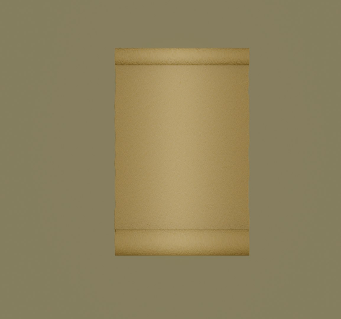 3D Scroll Model - TurboSquid 1664720