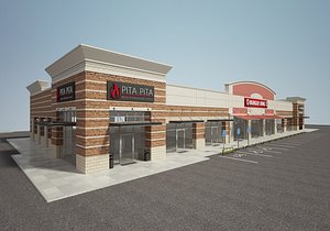 retail store build 3D