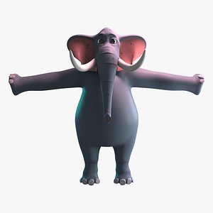 Stylized Elephant NoRig