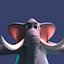 Stilisierter Elefant NoRig