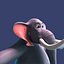 Stilisierter Elefant NoRig