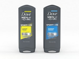 dove men body wash 3D model