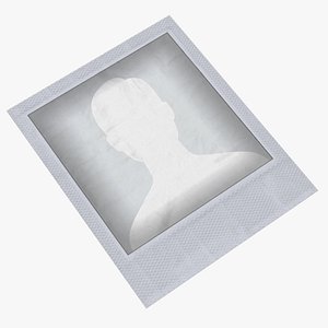 3D Vintage Instant Camera Film Border