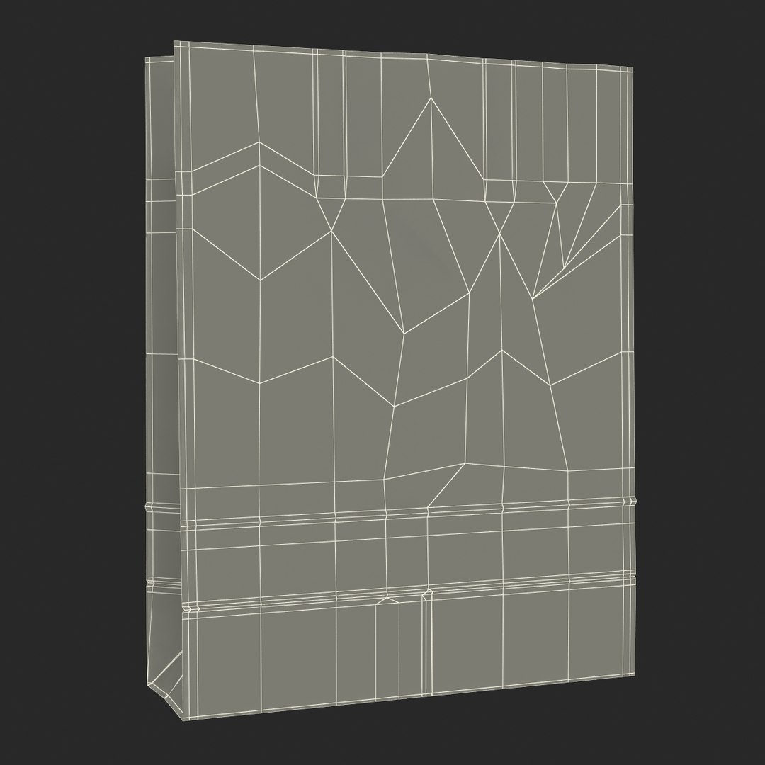3d paper bag 5 model