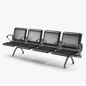 airport terminal seating 3D