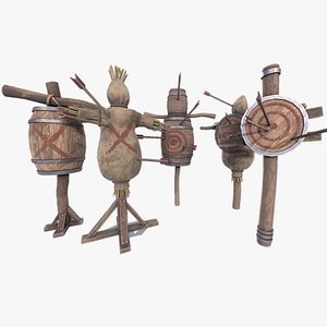 Training dummy collection 3D model