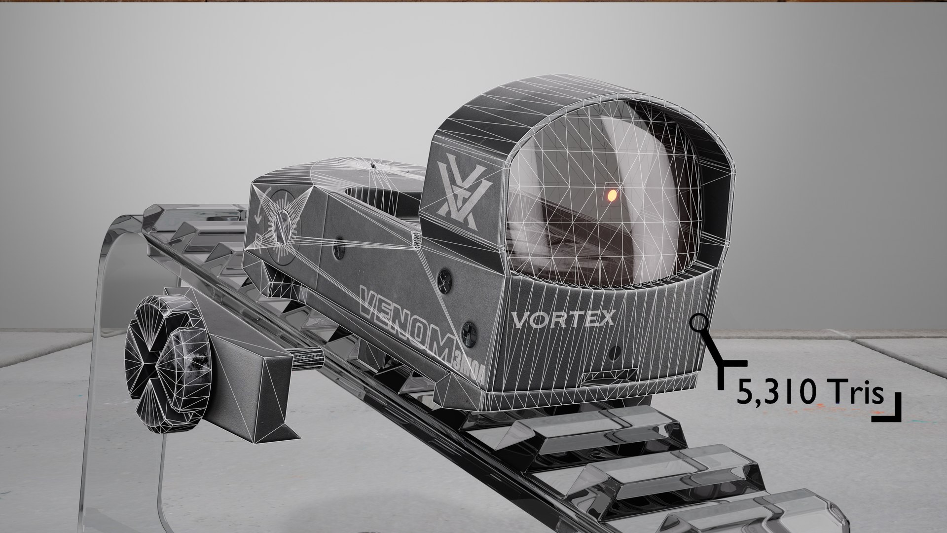 3D Red Dot Vortex Venom - TurboSquid 2187394