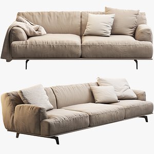 tribeca poliform sofa seat 3d max