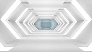 3D Sci Fi Tunnel model