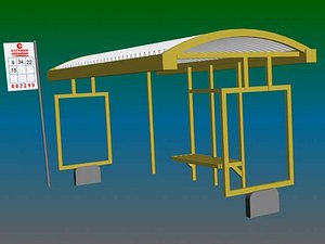 bus stop waiting street max free