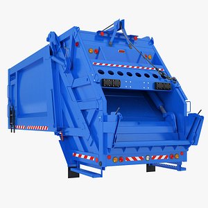 Garbage Truck Cabin 03 3D model