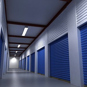 3d model of self storage unit