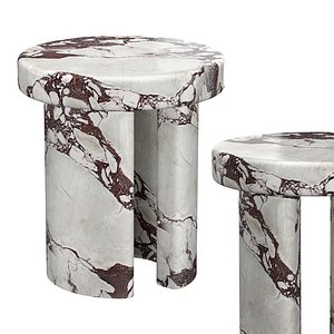 Pietra Side Table in Viola Monet