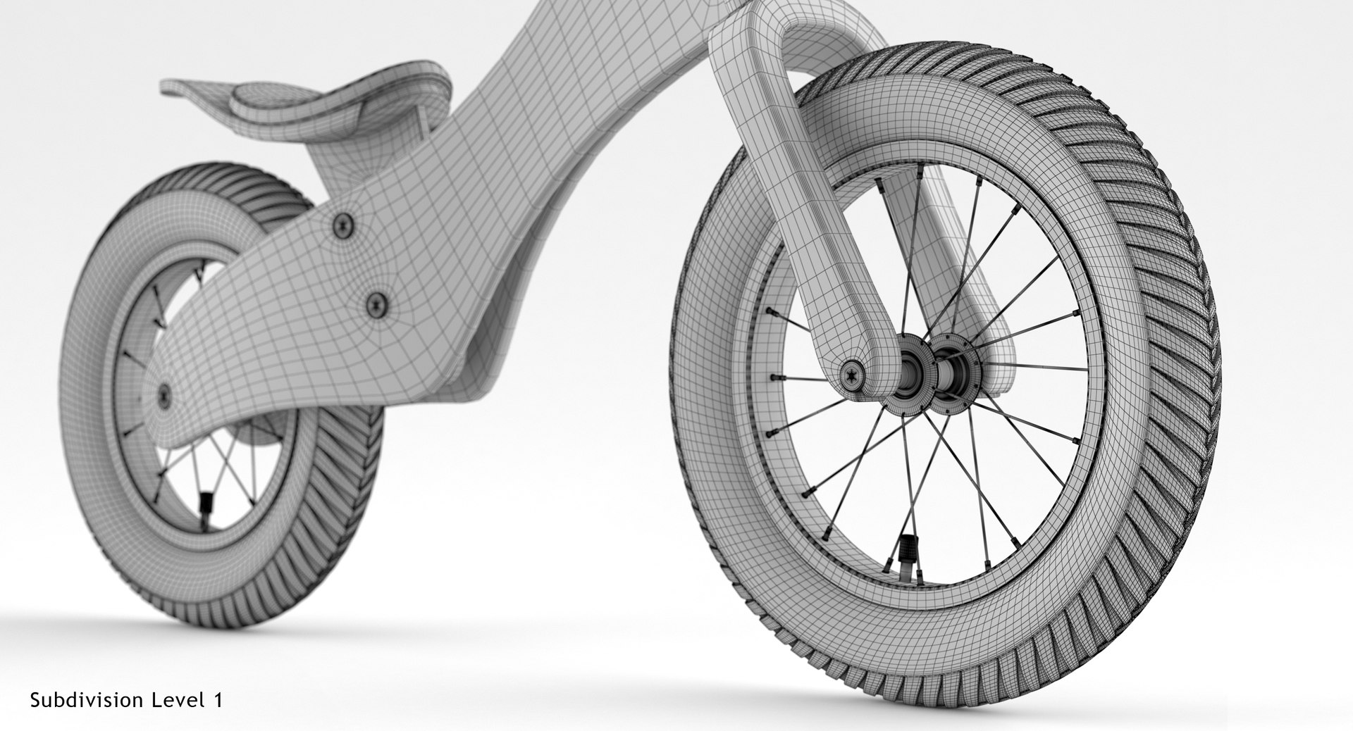 3D Early Rider Bicycle Model - TurboSquid 1370839