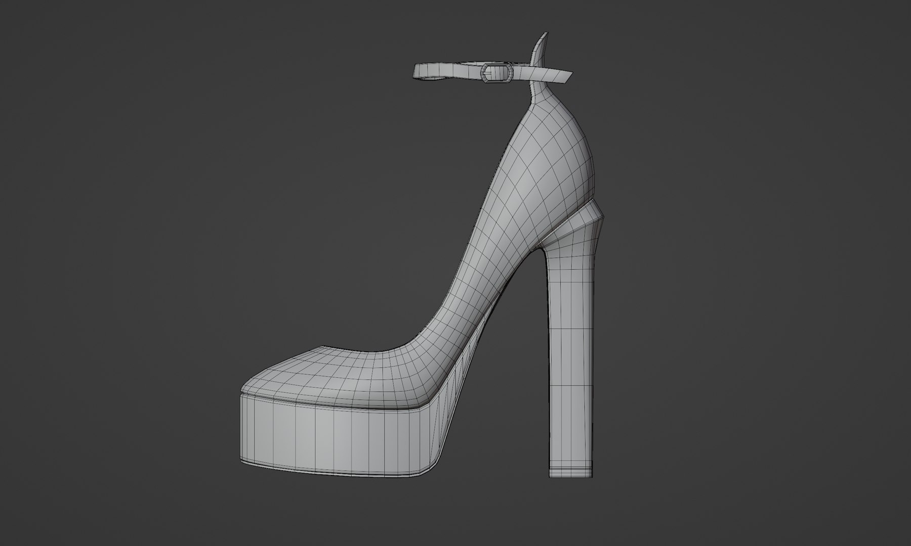 High Heels 02 Black model - TurboSquid 2029515