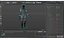 オートメーション二足歩行ロボット 紫 Cinema 4D 用リグ