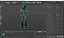 オートメーション二足歩行ロボット 紫 Cinema 4D 用リグ