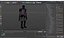 オートメーション二足歩行ロボット 紫 Cinema 4D 用リグ