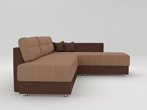 leather sofa 3D model
