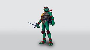3D model Teenage Mutant Ninja Turtles