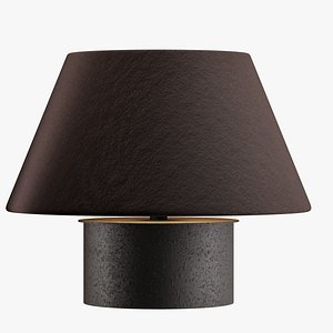 Metal and cotton table lamp by Zara Home 3D
