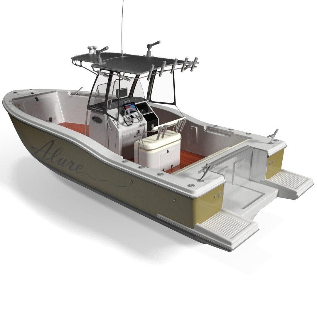 fishing boat 4 3d model