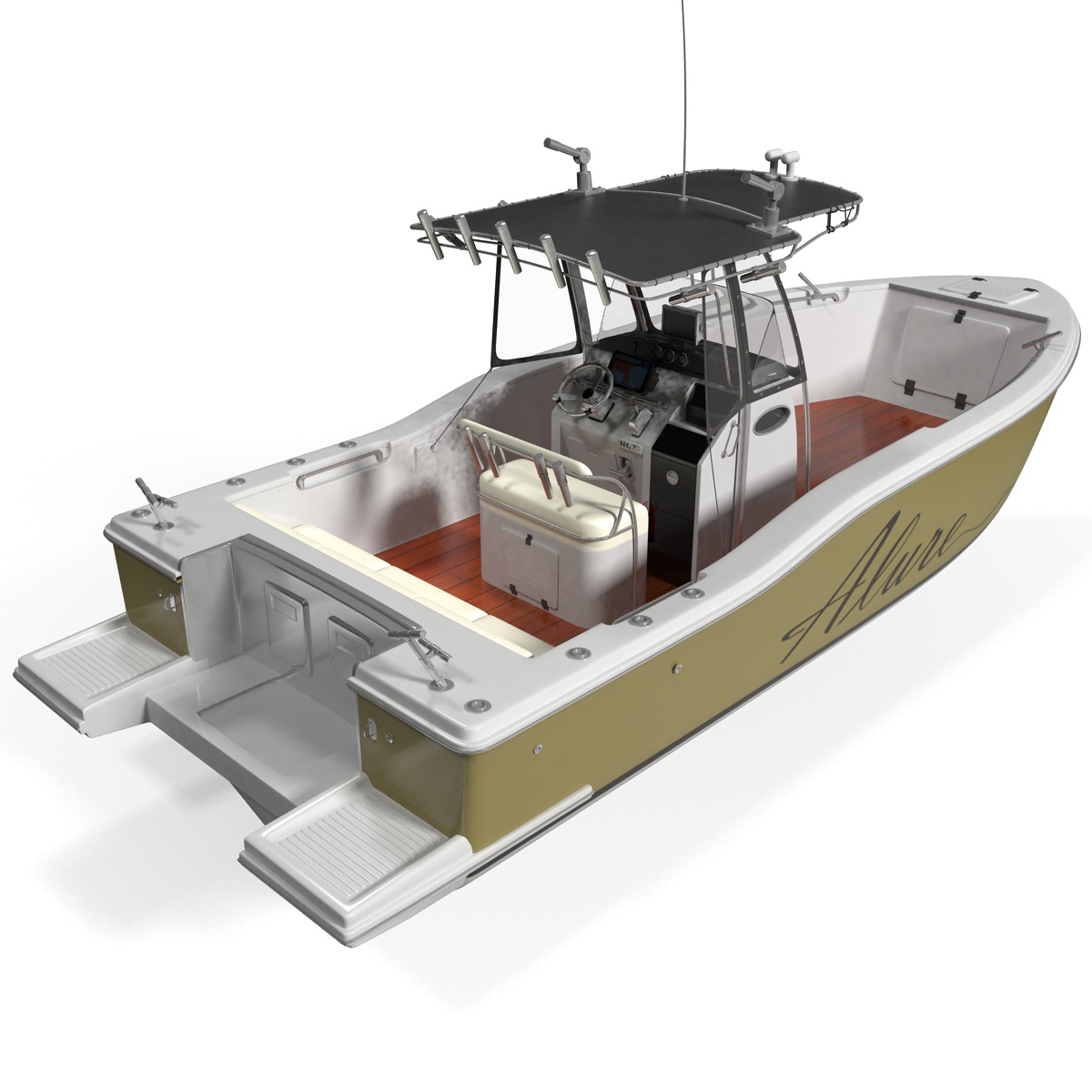 fishing boat 4 3d model