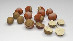 3D model Hazelnuts