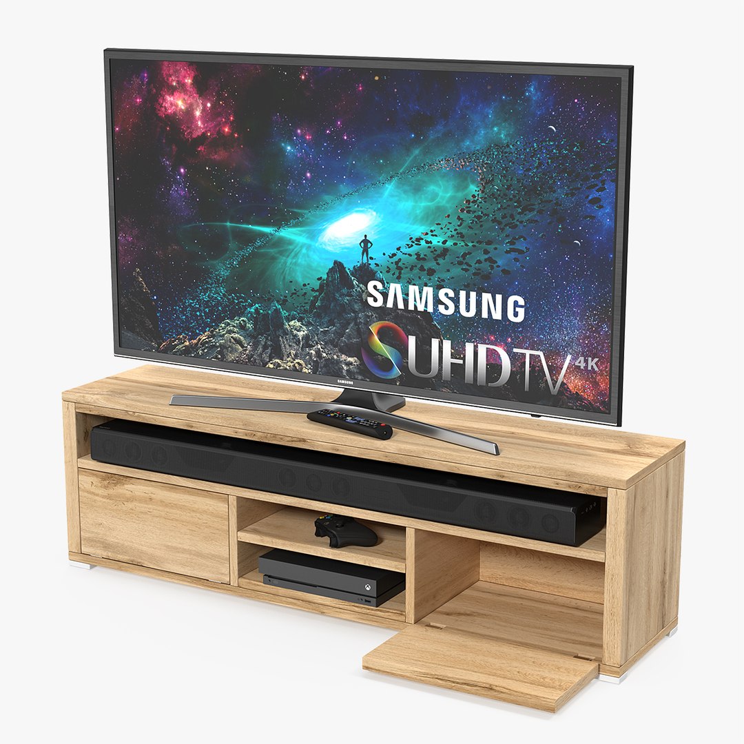 Modern TV Cabinet 3D model preview