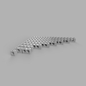 lego technic brick with hole set