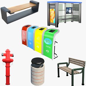 Street Furniture Collection model