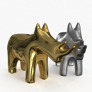 Rhino Figurines Statuette
